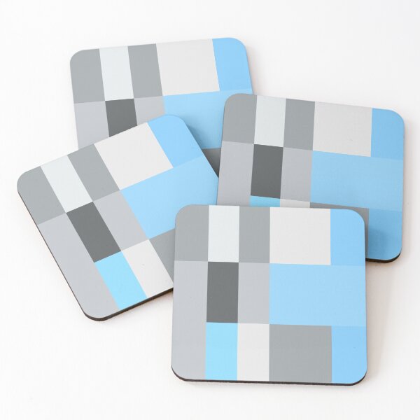 Item preview, Blue & Grey Patchwork  designed and sold by madplunkor.