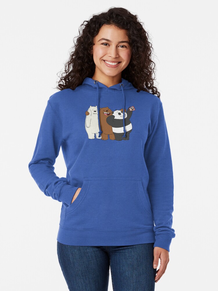 Alternate view of We Bare Bears Lightweight Hoodie
