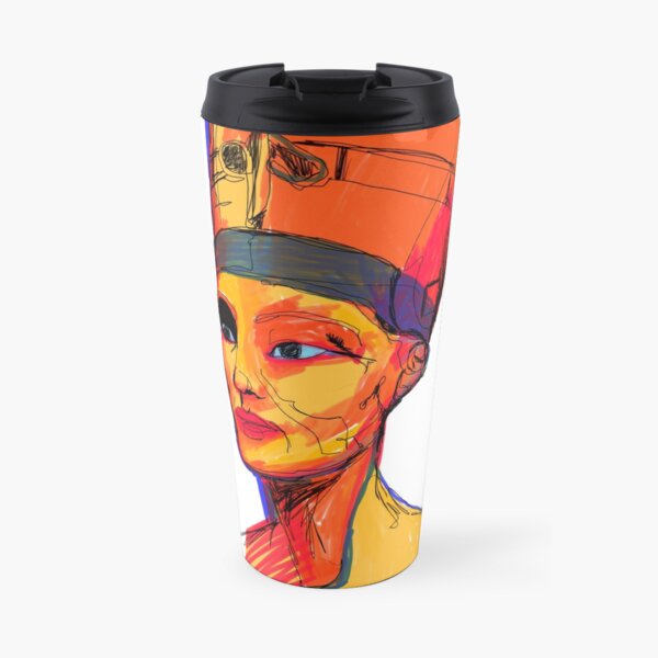 Nefertiti by Aitana Pérez Taza de viaje