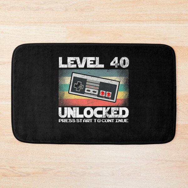 Item preview, 40 Year Old Fourty Birthday Gift Level 40 unlocked gamer  designed and sold by majuga.