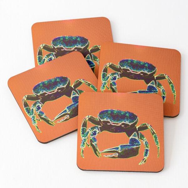 Item preview, Crab on Orange designed and sold by GEOMETRIC ART   .