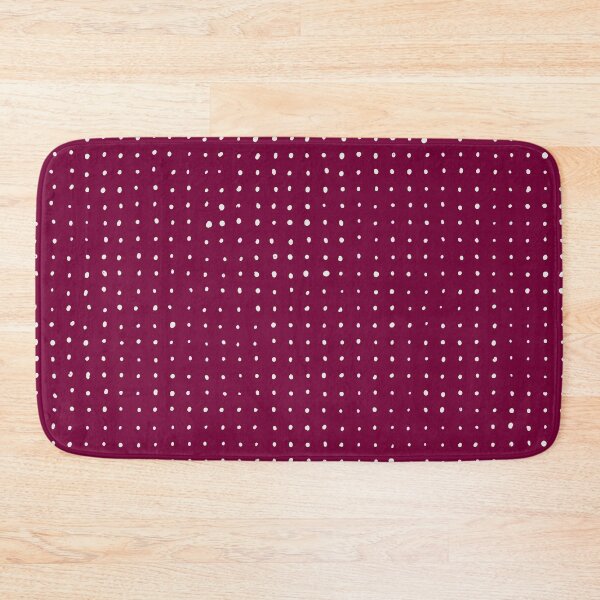 Item preview, Hand Drawn Dots on Dark Magenta designed and sold by BlertaDK.