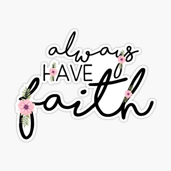 Christian Quote - Walk By Faith Sticker for Sale by ChristianStore