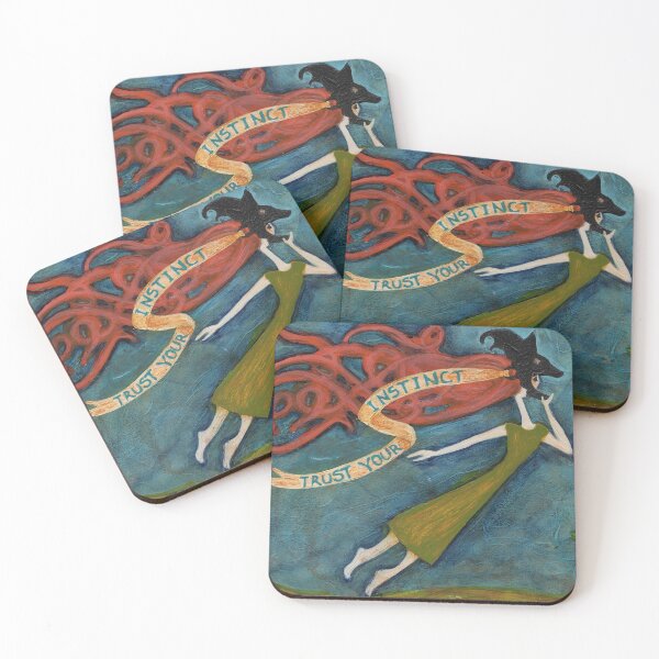 Item preview, Flying Girl Pushes Her Way Through or Trust Your Instinct designed and sold by rowenamurillo.