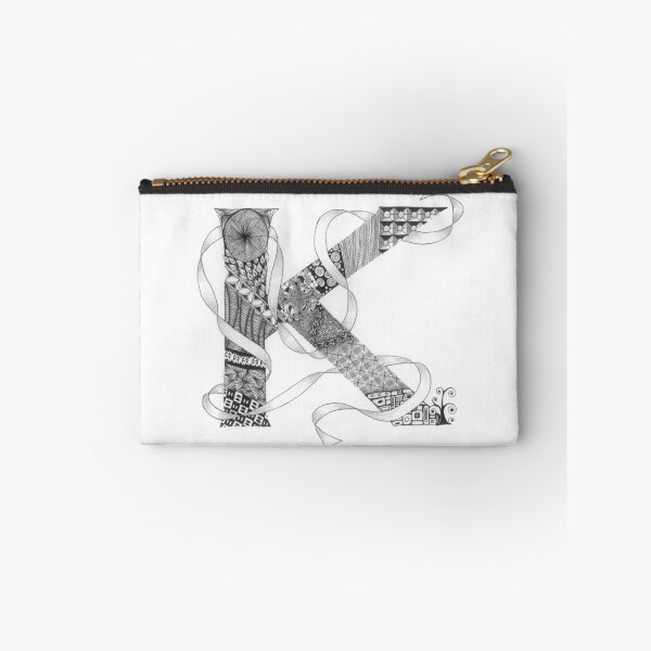 Item preview, Zentangle®-Inspired Art - Tangled Alphabet - K designed and sold by Laurel Storey, CZT.