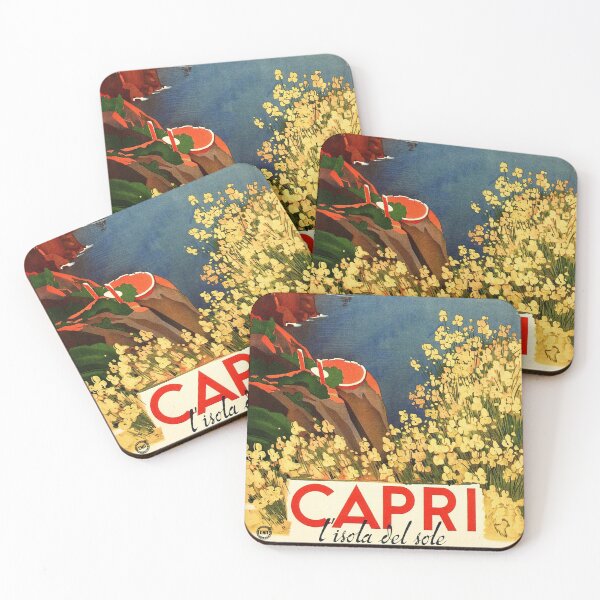 Item preview, CAPRI ITALY Island Of The Sun Vintage Art Deco Travel  designed and sold by retroposters.