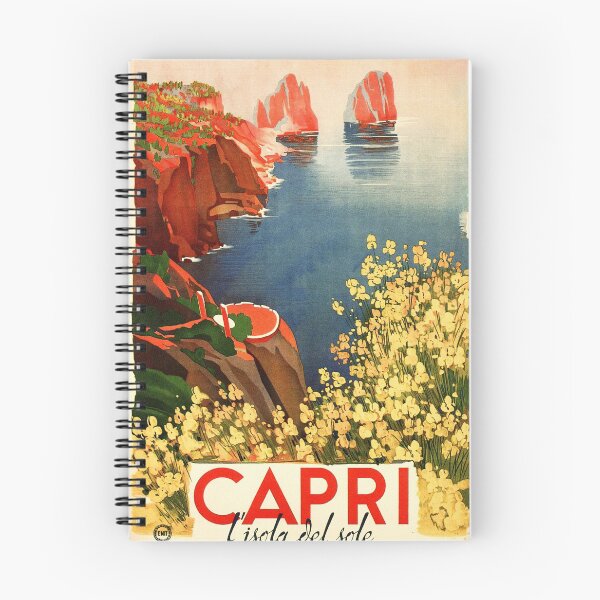 Item preview, CAPRI ITALY Island Of The Sun Vintage Art Deco Travel  designed and sold by retroposters.
