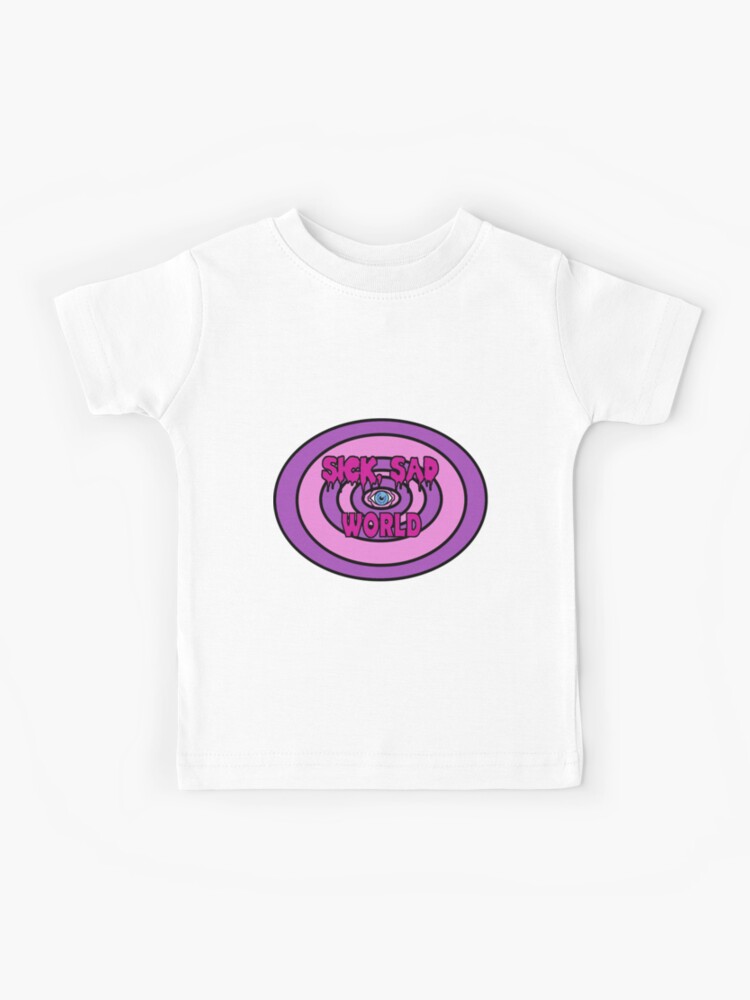 Sick sad world shirt hot sale pink