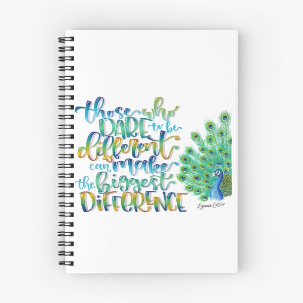 Item preview, Inspirational Quote - Hand Lettering Art by Lyssa's Letters (Peacock) designed and sold by Lyssa's  Letters.
