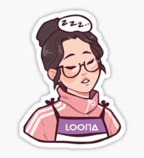 Sleepy Baby Wolf Sticker