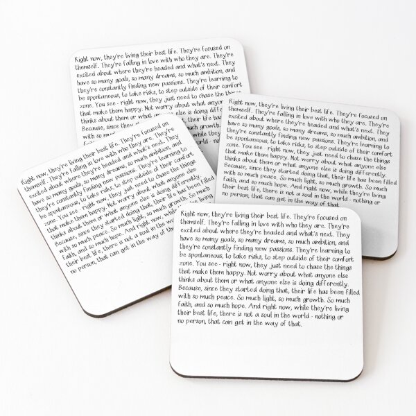 Item preview, Living your best life quote designed and sold by Millie Bicknelle.