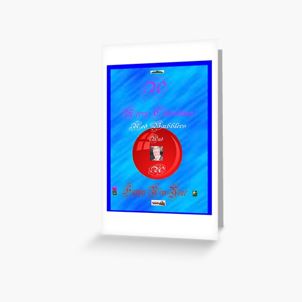 A bubbly Christmas Greeting Card