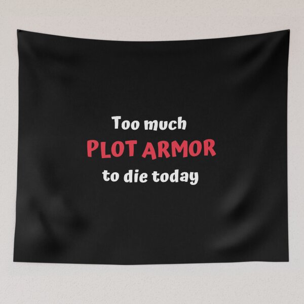 Item preview, Anime Protagonist Plot Armor Humor designed and sold by RareLoot19.