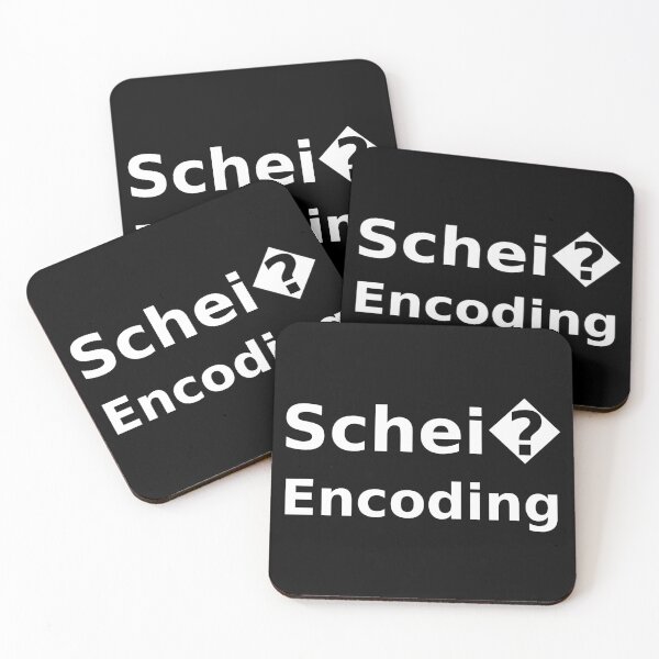 Item preview, Schei? Encoding Funny Software Engineer Design White Text designed and sold by ramiro.