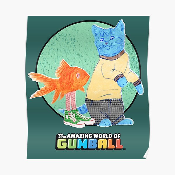 Real Gumball and Darwin Poster