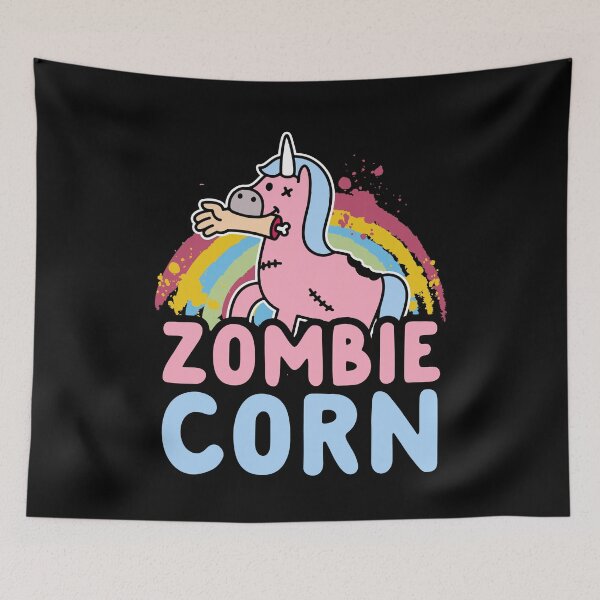 Item preview, Zombie Corn Zombie Unicorn designed and sold by thingsandthings.