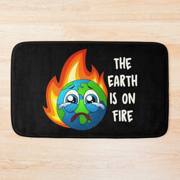 Item preview, The Earth is on Fire designed and sold by stoneyy.