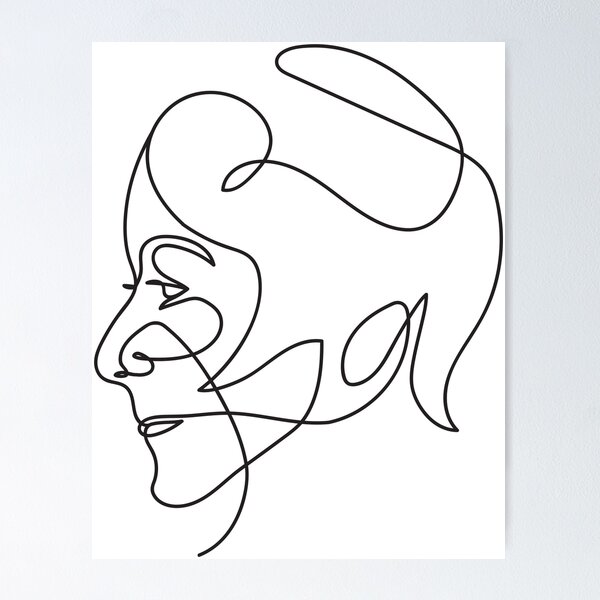 Item preview, Eileen Gray Portrait-Black designed and sold by kinde050.