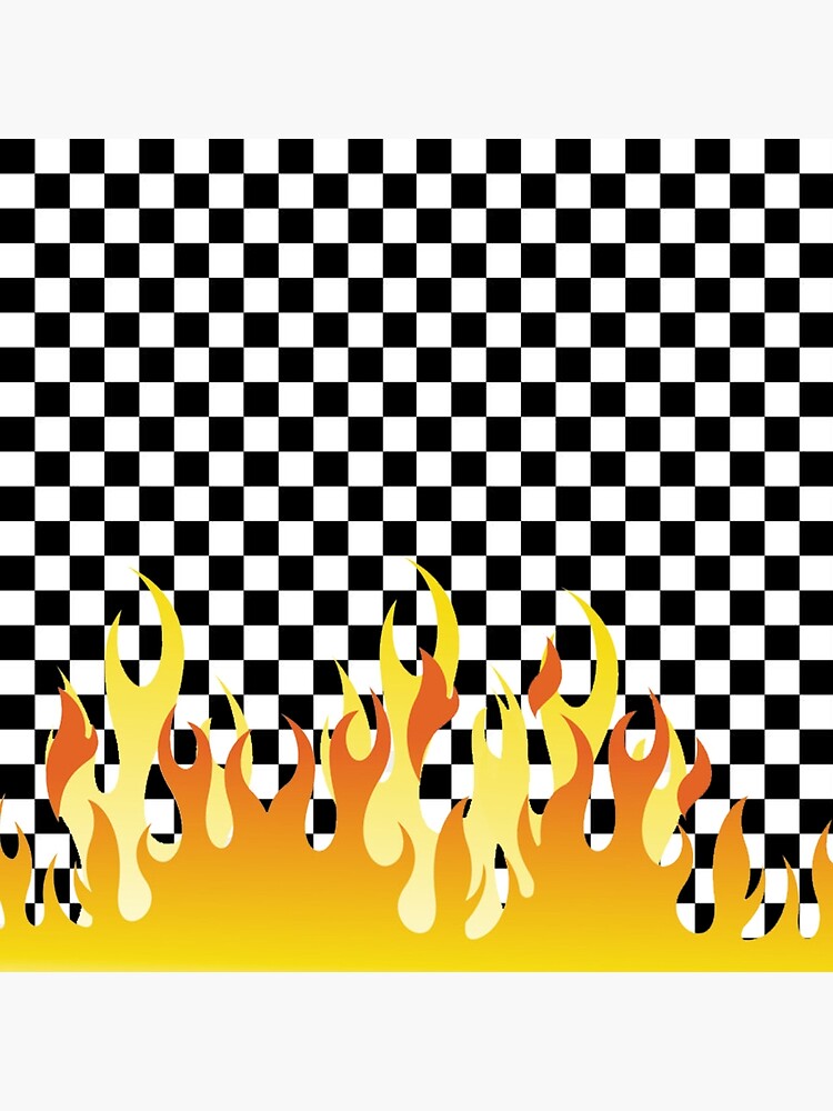 Flames Checkerboard\