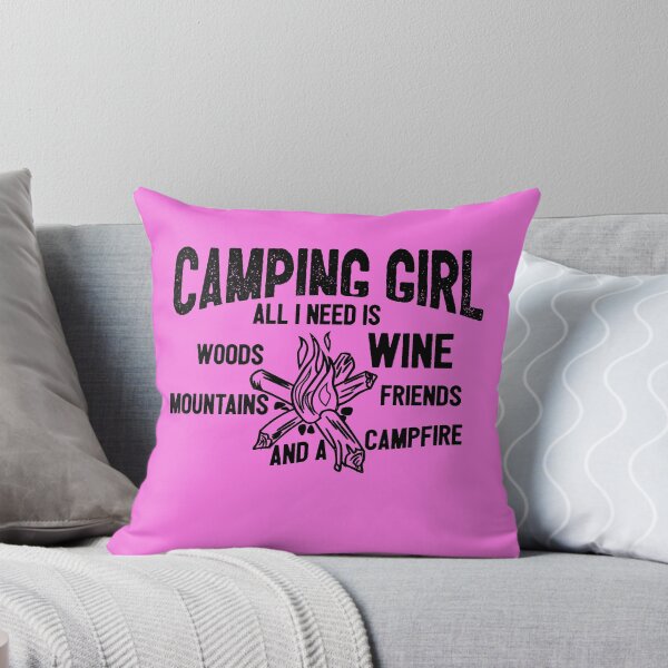 Item preview, Funny Camping Girl designed and sold by TheCrazyBear.