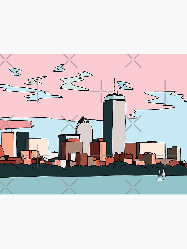 Boston skyline by Elebea by elebea