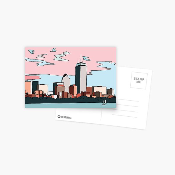 Item preview, Boston skyline by Elebea designed and sold by Sabrina Brugmann.