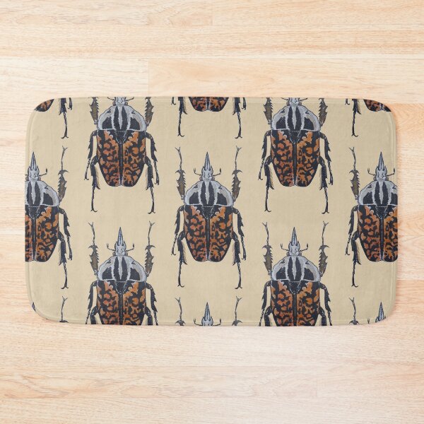 Item preview, mecynorrhina oberthuri decorata Beetle  designed and sold by bluejayknits.