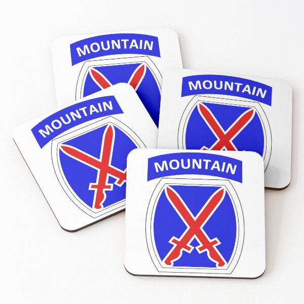 Item preview, 10th Mountain Division Logo designed and sold by Nikki SpaceStuffPlus.