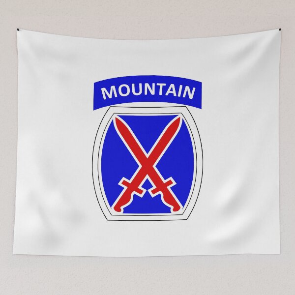 Item preview, 10th Mountain Division Logo designed and sold by Nikki SpaceStuffPlus.