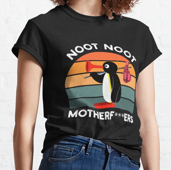 Noot Noot Motherf Pingu Chemise Pingu Meme Tee Cadeau Drôle Noot Noot Pingu T-shirt classique