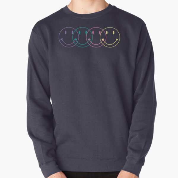 4 Smileys Pullover Sweatshirt
