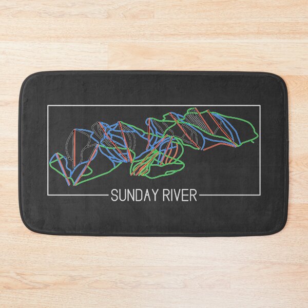 Item preview, Sunday River Colored Trail Map designed and sold by ChasingGnarnia.