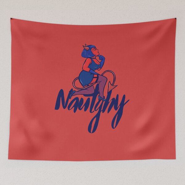 Item preview, Naughty Devil Girl designed and sold by FrictionMaxxing.
