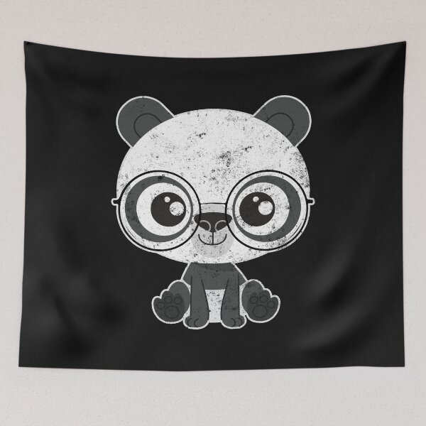 Item preview, Cute Little Bear Panda Nerd With Glasses Funny T-shirt Gifts designed and sold by findgreatshirts.