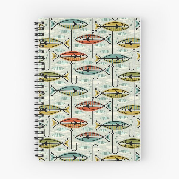Item preview, Retro Color Block Fish designed and sold by studioxtine.