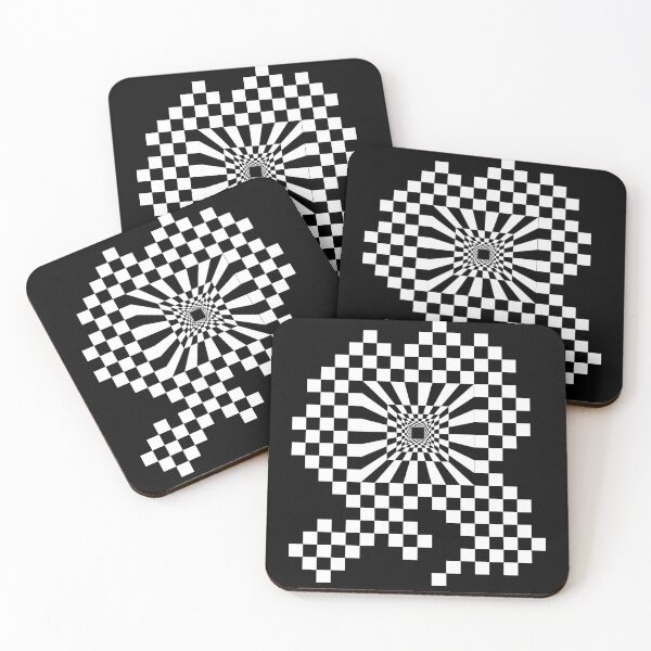 Item preview, Chessboard with optical illusion designed and sold by nyco.