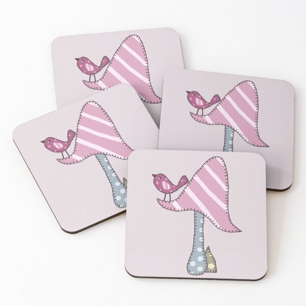 Item preview, Mushroom and bird designed and sold by Blumchen.