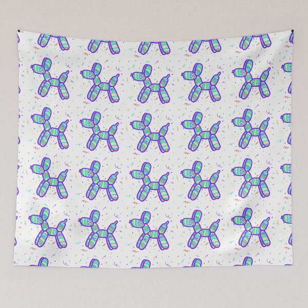 Item preview, Balloon Dogs Party in Purple, Teal designed and sold by Whoopsidoodle.