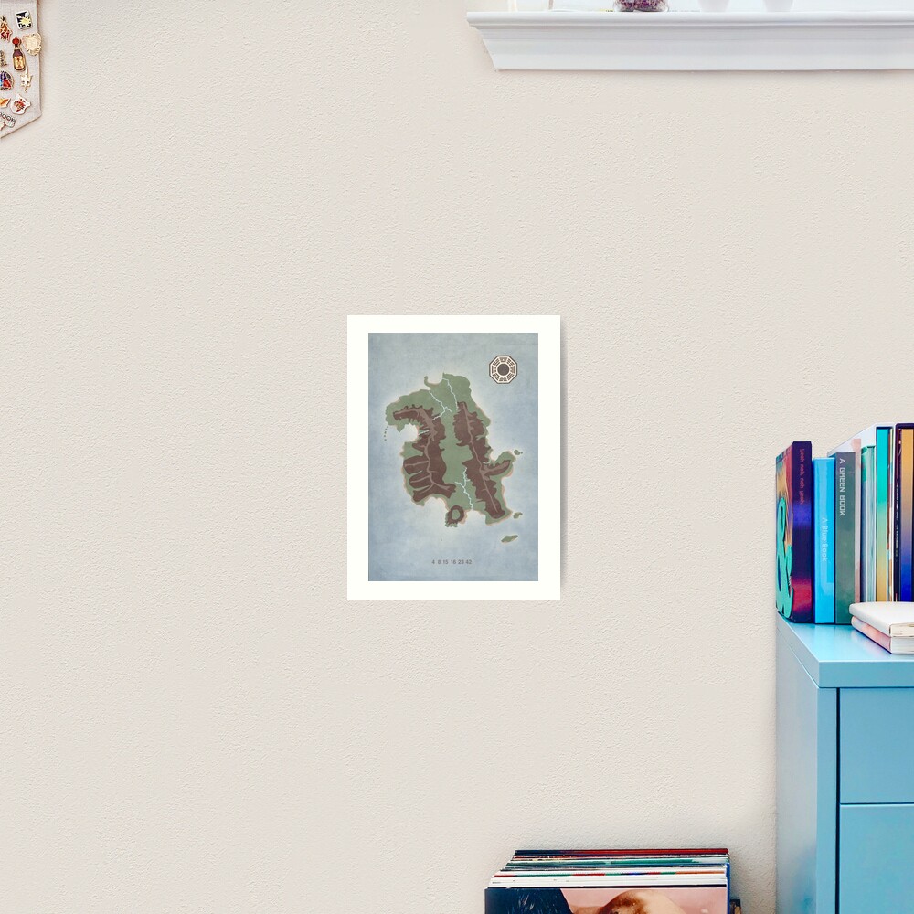 Lost Island Dharma Art Print