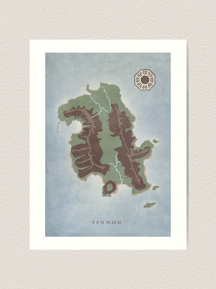 Alternate view of Lost Island Dharma Art Print