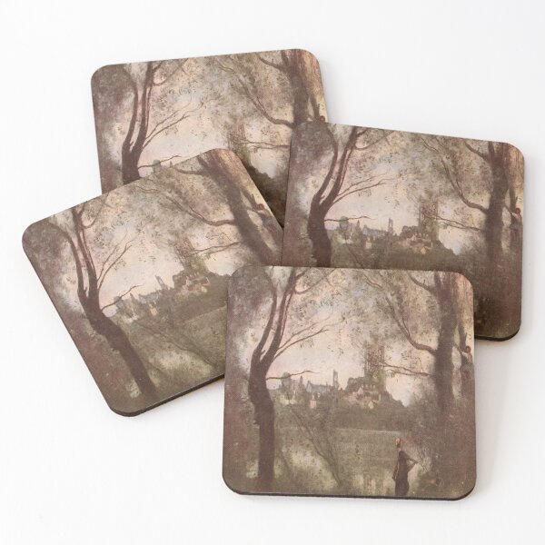 Item preview, Mantes Cathedral-Camille Corot designed and sold by LexBauer.