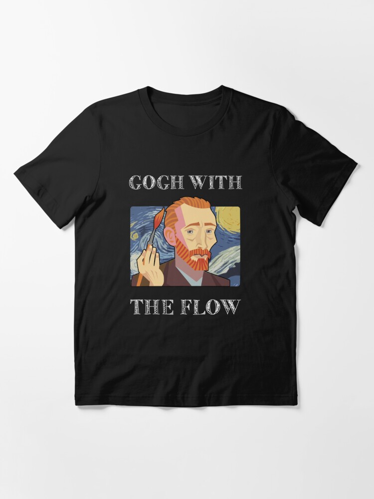 van gogh with the flow shirt
