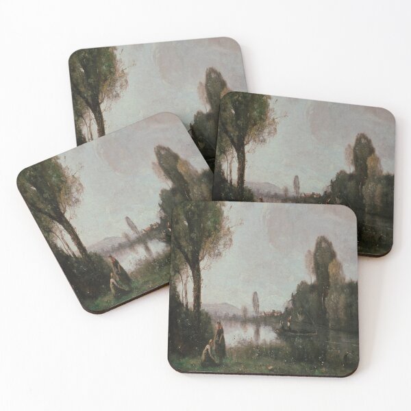 Item preview, Seine Landscape near Chatou-Camille Corot designed and sold by LexBauer.