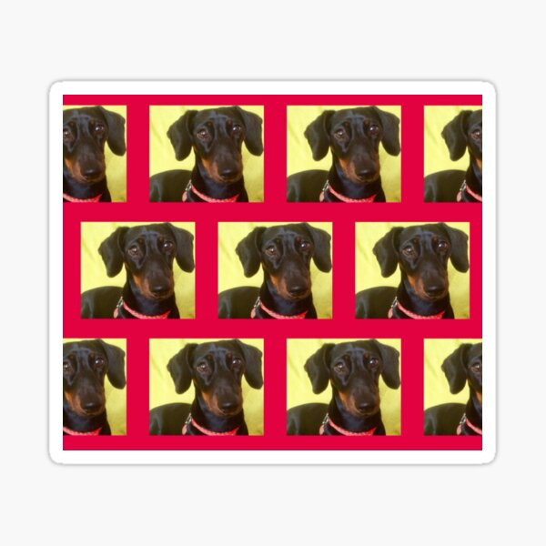 Item preview, Layla the Adorable dashing Dashund  designed and sold by Angela Haig-Harrison.