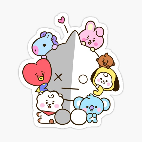 Bt21 bebé Pegatina