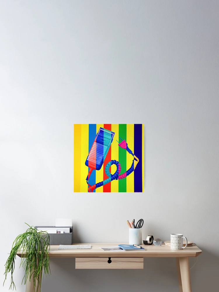 Thumbnail 2 of 3, Poster, Electric Razor designed and sold by GEOMETRIC ART .