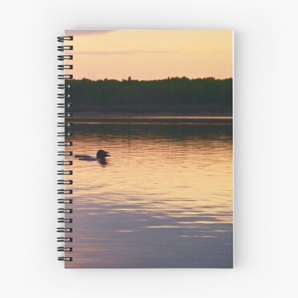 Item preview, 2 loons at sunset designed and sold by fishinmusician.