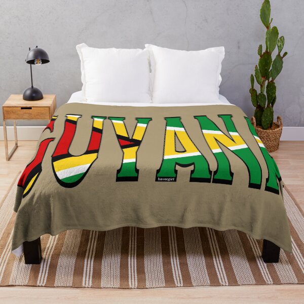 Item preview, Guyana Font with Guyanese Flag designed and sold by Havocgirl.
