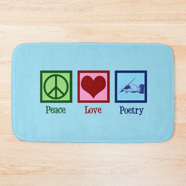 Item preview, Peace Love Poetry designed and sold by Epic Love Designs.