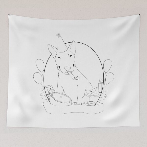 Item preview, Birthday Bull - Transparent designed and sold by Qtea.